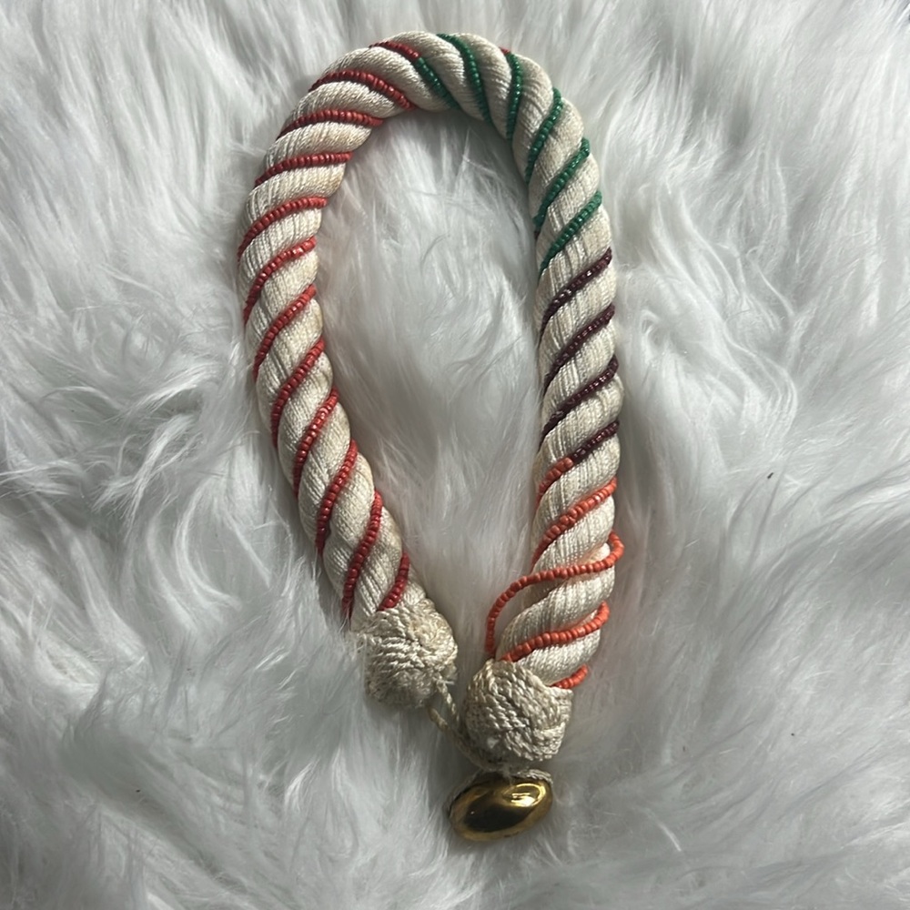 Aurelie Bidermann Women’s Rope multi Color Beaded Necklace choker Size  17.5”